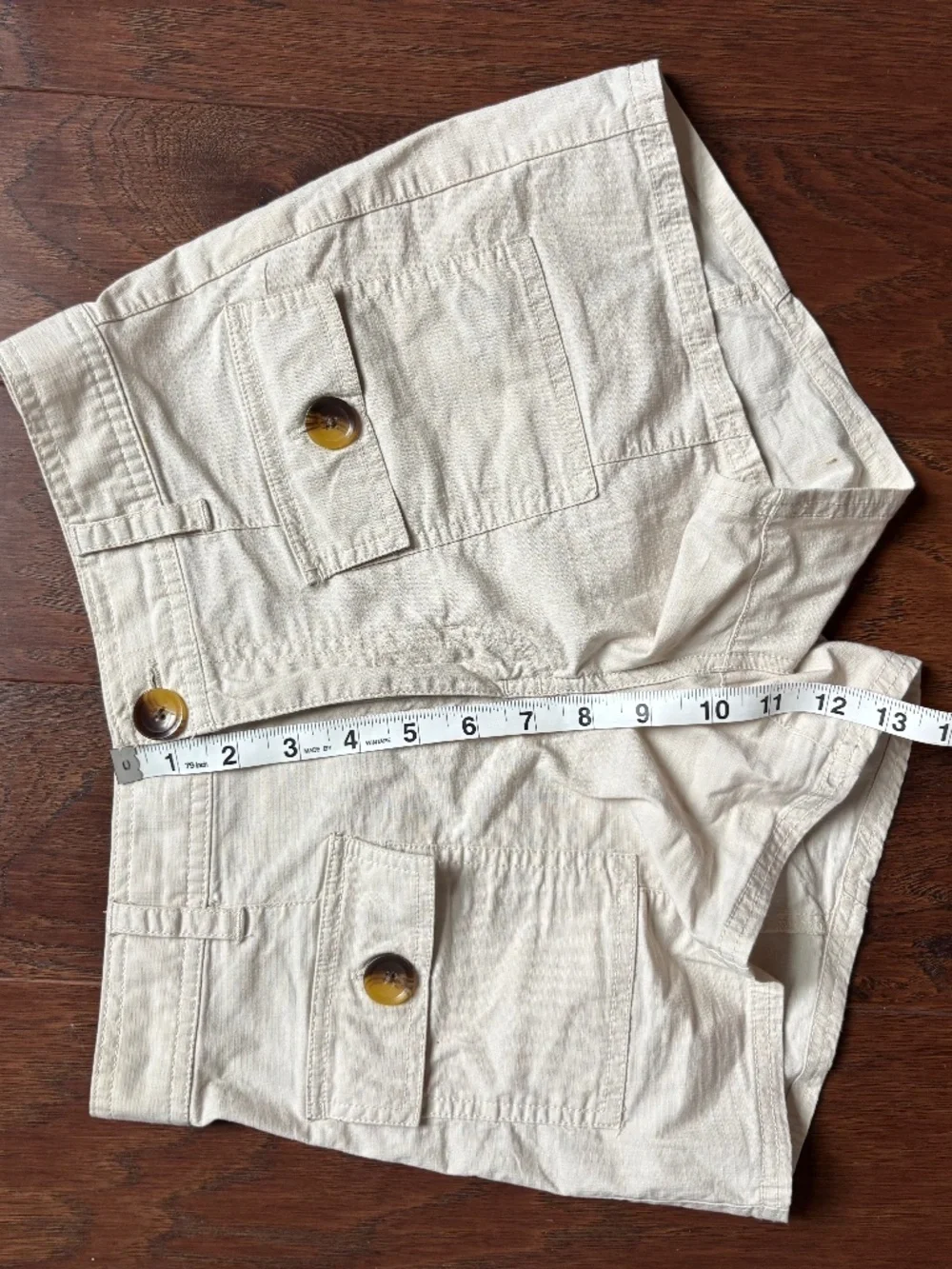 Vuori Vintage Ripstop Cargo Shorts XS Milkweed Hike Lounge Walk Casual